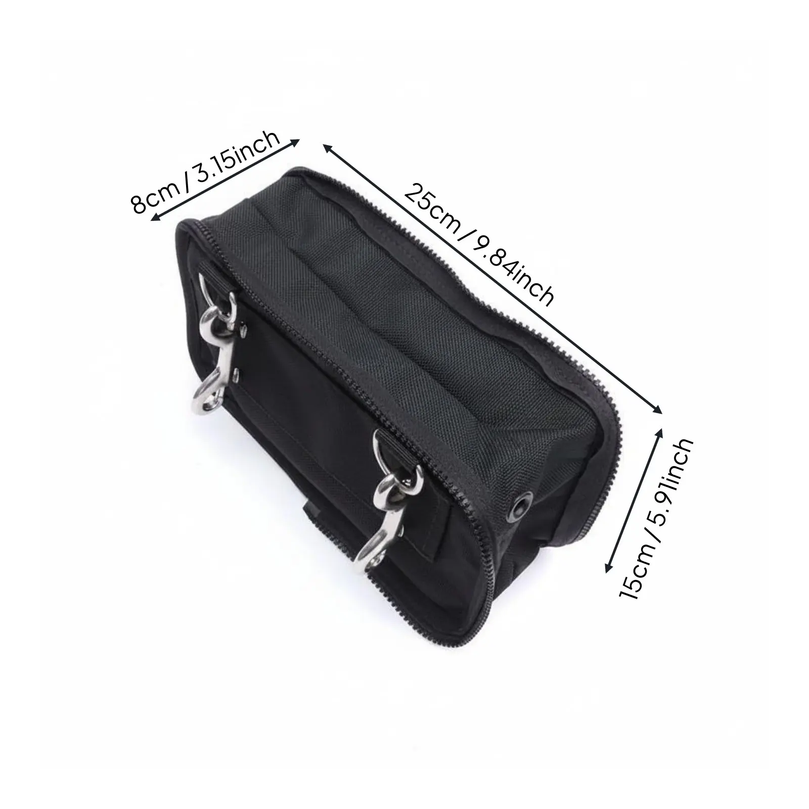 Side-Mount BCD Pouch 1680D Nylon Scuba Side Mount Pouch SS316 Hooks Dive BCD Storage Bag for Scuba Diving Snorkeling view 6