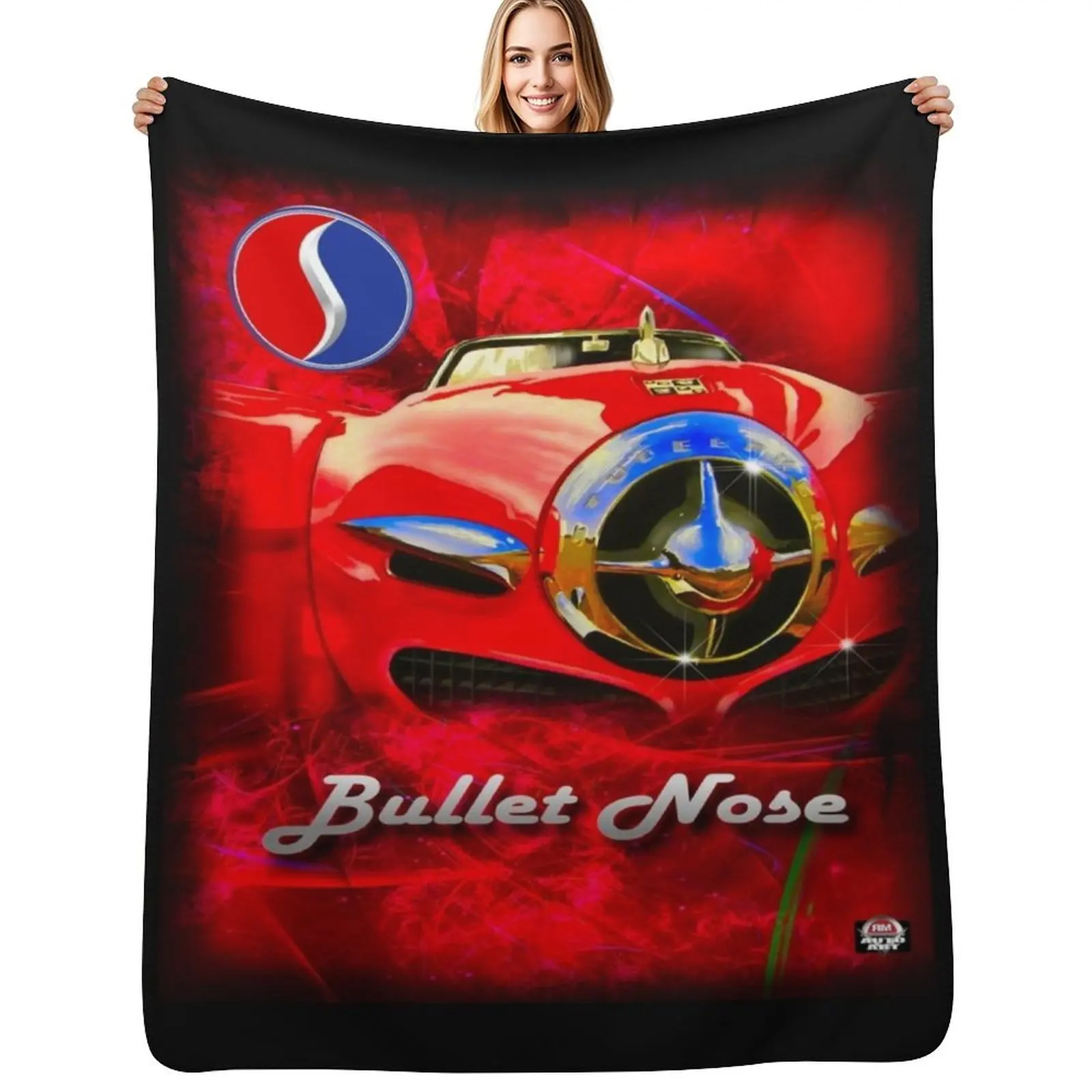 Studebaker Bullet Nose Throw Blanket Decorative Throw Vintage Hairy Large Sleeping Bag funny gift Blankets