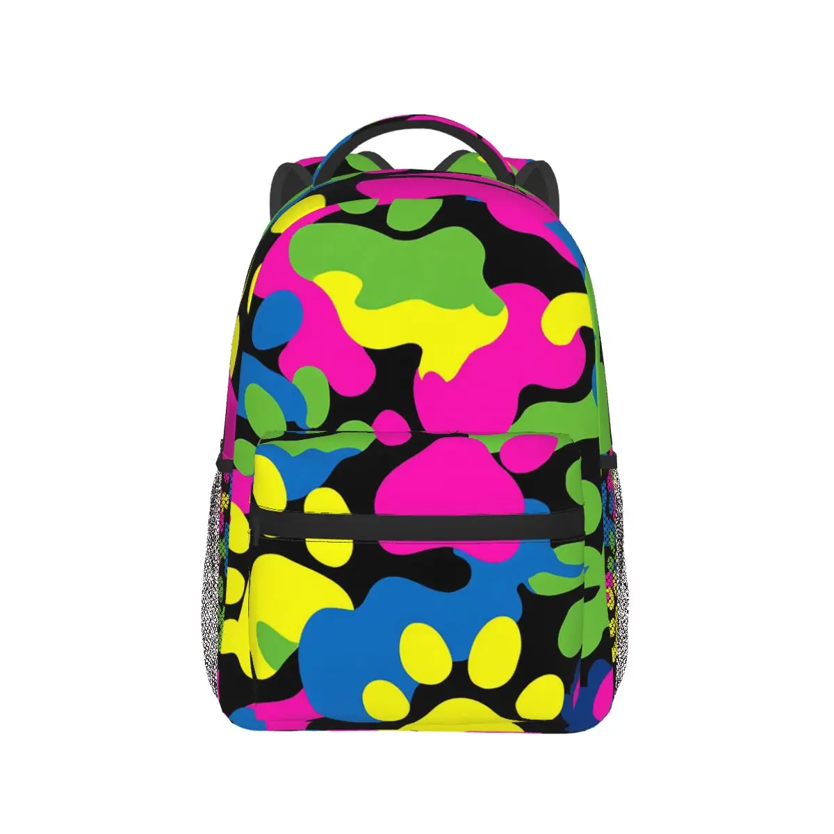 

Cute Fashion Cat Camouflage Style Mothers Day Ideas Backpack Hot Sale Daypack Large Capacity BookBag School Bag Shoulder Bags