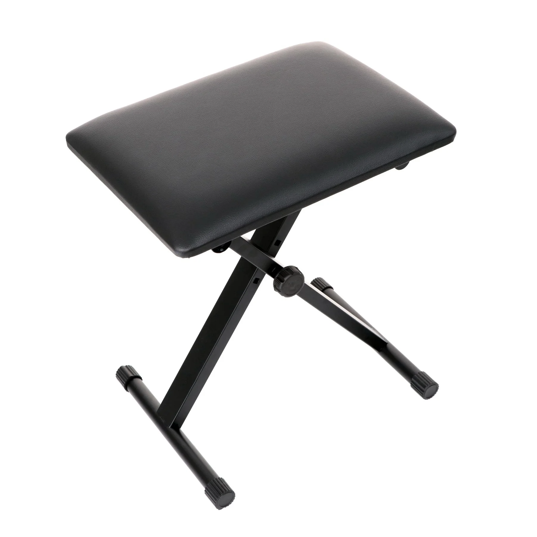 Keyboardstand & bankset - Zware uitvoering dubbele X-standaard, verstelbare draagbare digitale pianostandaard met vergrendelingsriemen
