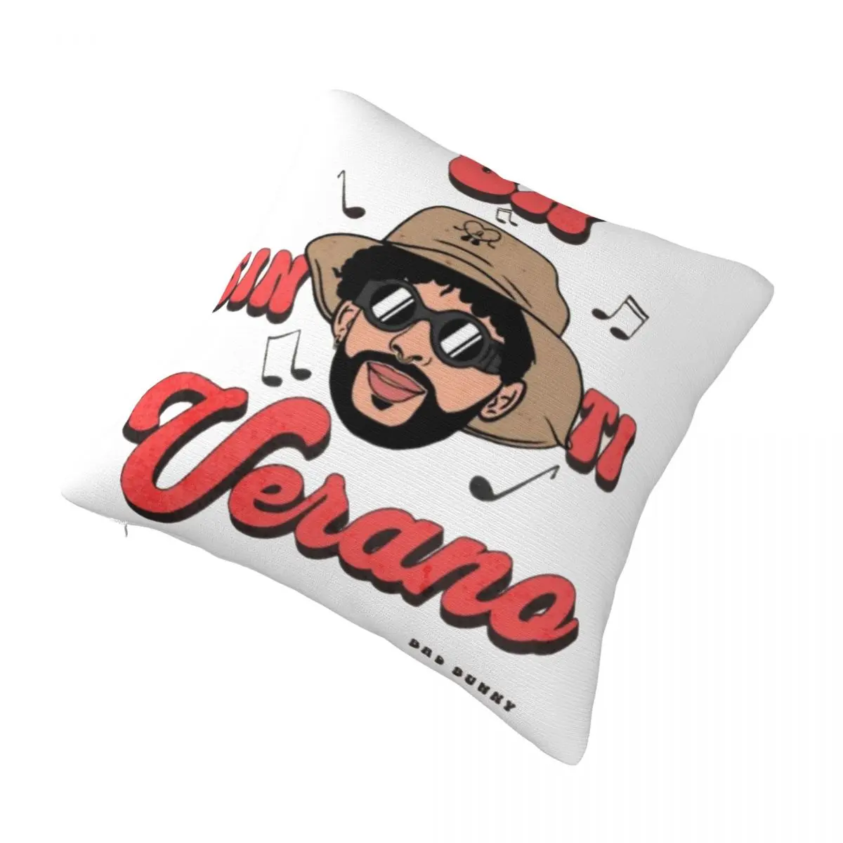 BAD BUNNY Un Verano Sin Ti Printing Pillowcases Cushion Cover Throw Pillow Cover Y2K Bed Decoration Square Multi-Size