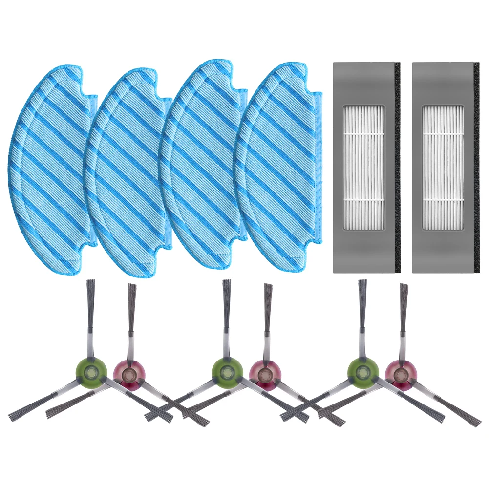 

Улучшенная эффективность очистки, запасные части для робота-пылесоса DEEBOOT N10 N10 PLUS, боковая щетка, фильтр, ткань для швабры