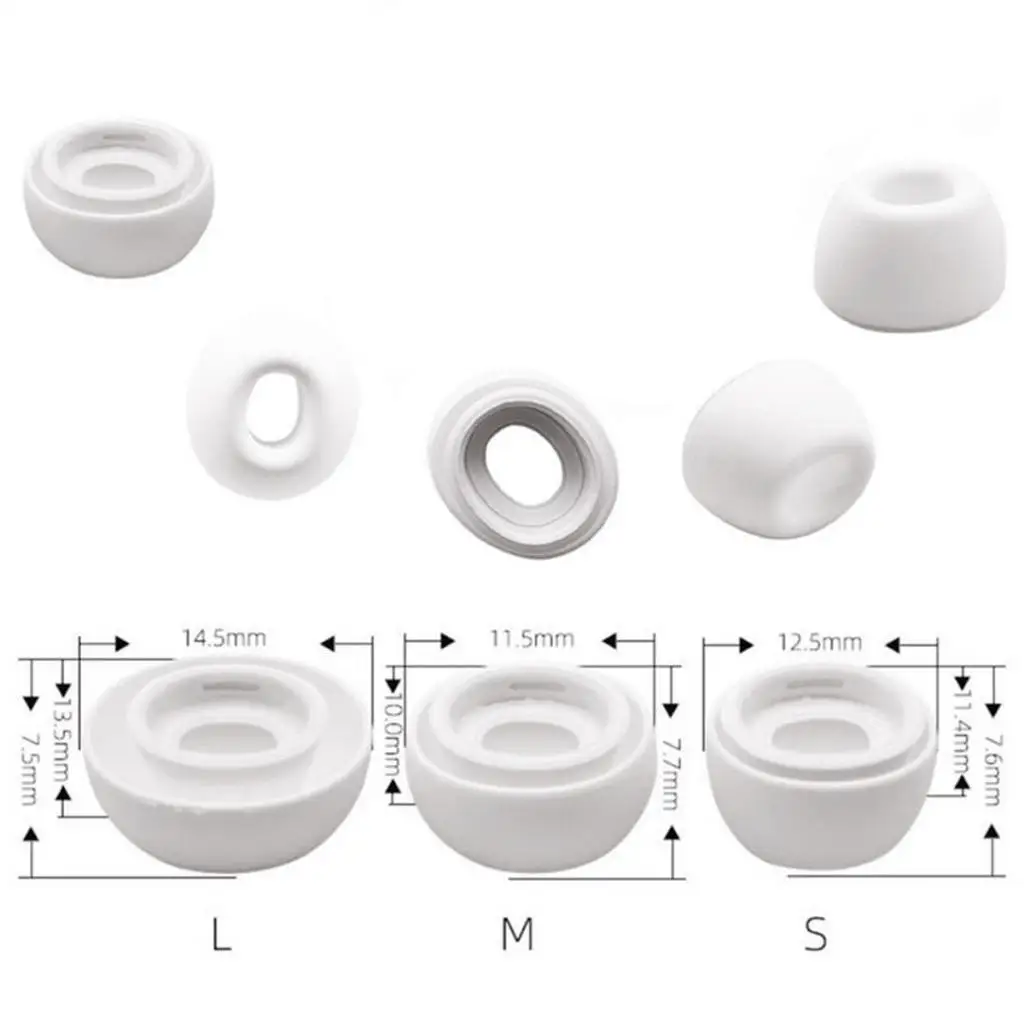 5X 6 szt. Wymienna miękka zatyczka do słuchawek dousznych