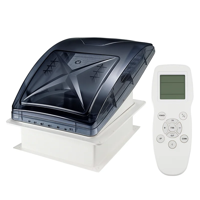 

400*400mm 12V Remote Control Exhaust Fan RV Roof Vent Fan Bathroom For RV Camper Trailer