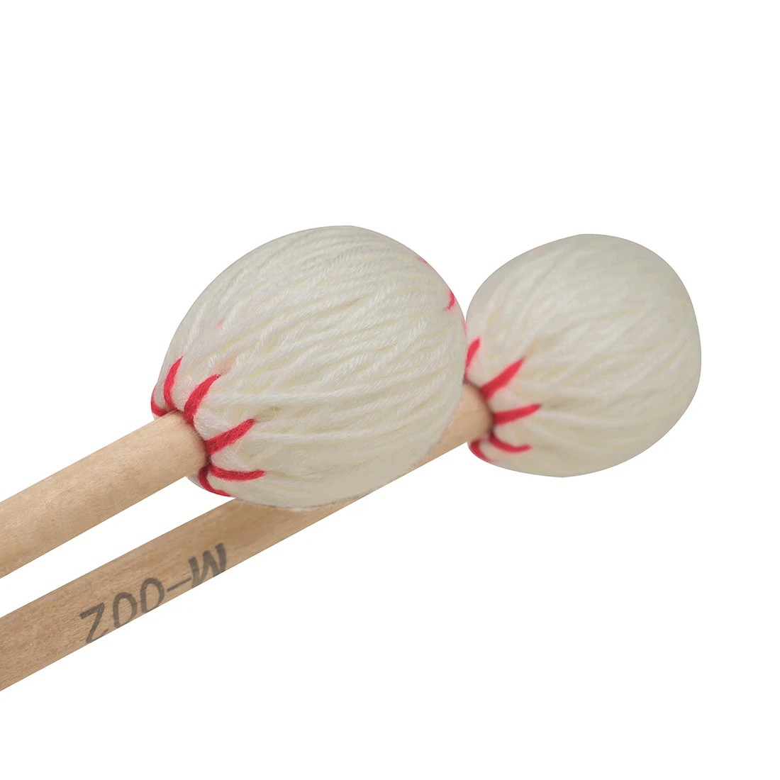 2 Pcs Marimba Mallet Professional Percussion Accessories Maple Drumsticks Musical Instrument Parts for Xylophone Glockenspiel