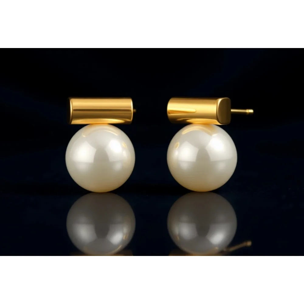 

Серебряные серьги-кольца 925 пробы с подвесками из пресноводного жемчуга класса ААА для женщин