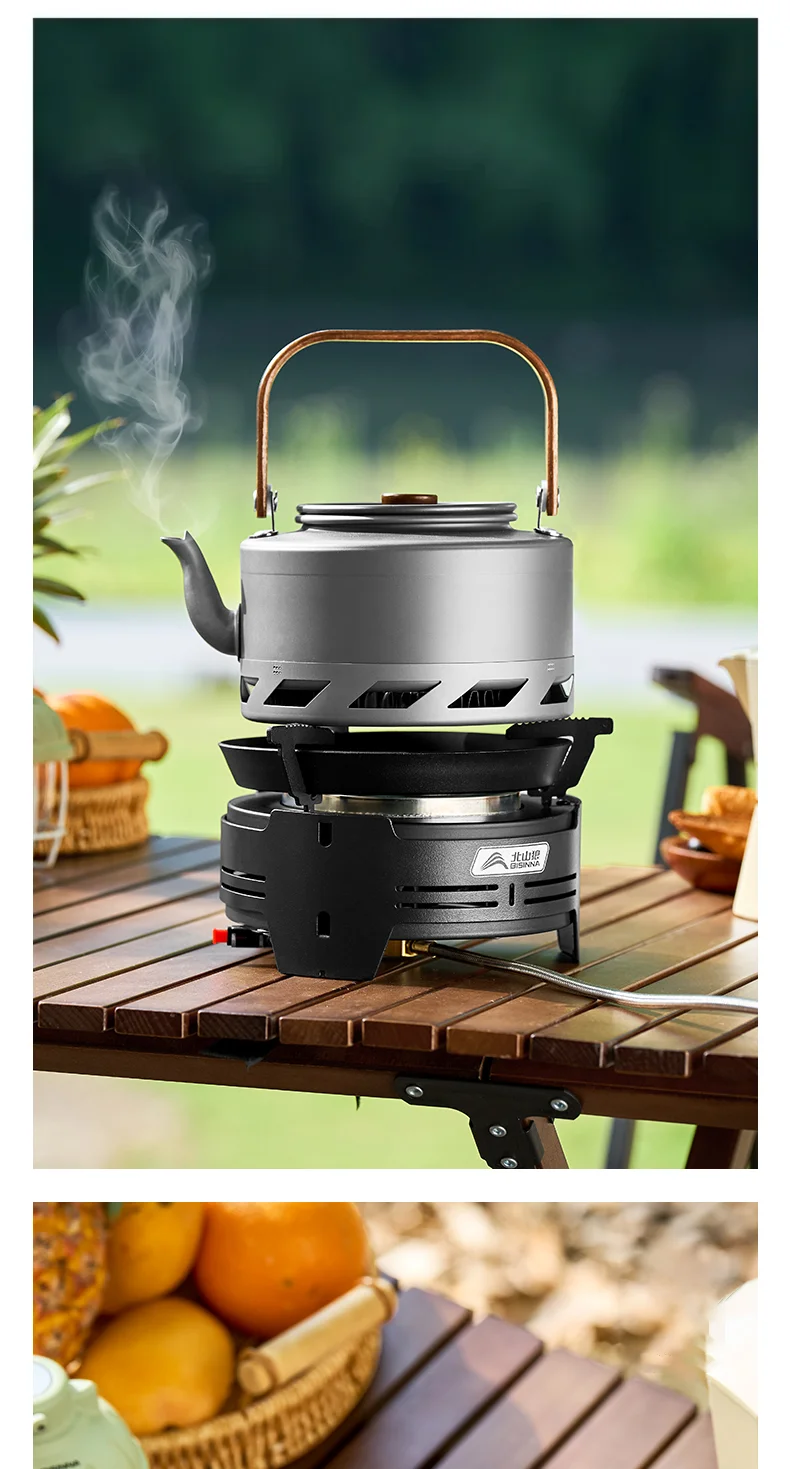 BISINNA 5800W Infrarot-Herd, tragbarer Split-Gasbrenner mit Aufbewahrungsbox, für Picknick, Wandern, winddichter Campingkocher im Freien – Detail 13