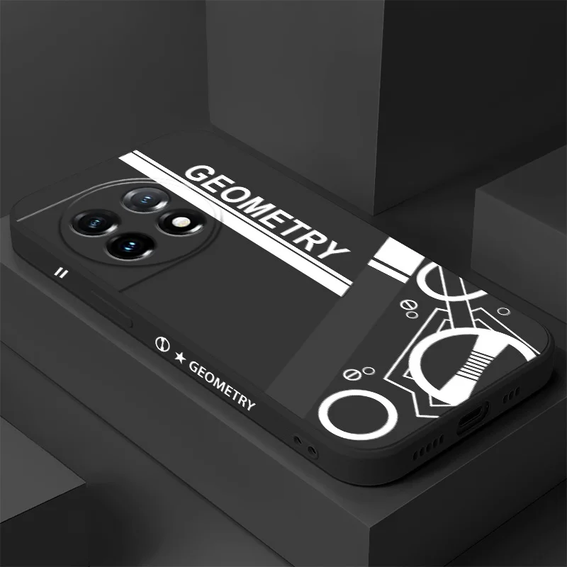 

Small Square Phone Case For Oneplus 13 13R 12 12R 11 11R 10 10R 10T 9R 9RT 9 8T 8 7 7T Pro 5G Liquid Silicone Cover