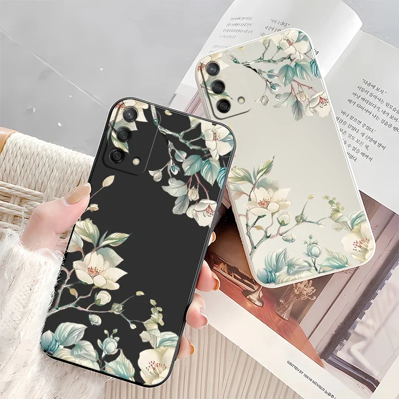 زهرة الأزهار نمط جراب هاتف ل ممن لهم البحث X9 X 9 لينة غطاء سيليكون ل ممن لهم البحث X9 برو للصدمات بولي TPU ماتي Fundas #3