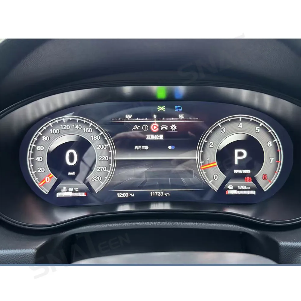 العنقودية الرقمية ل بويك ريجال 2009-2024 سيارة LCD لوحة أدوات الظاهري كوكبيت سرعة متر لوحة القيادة لينكس اكسسوارات السيارات