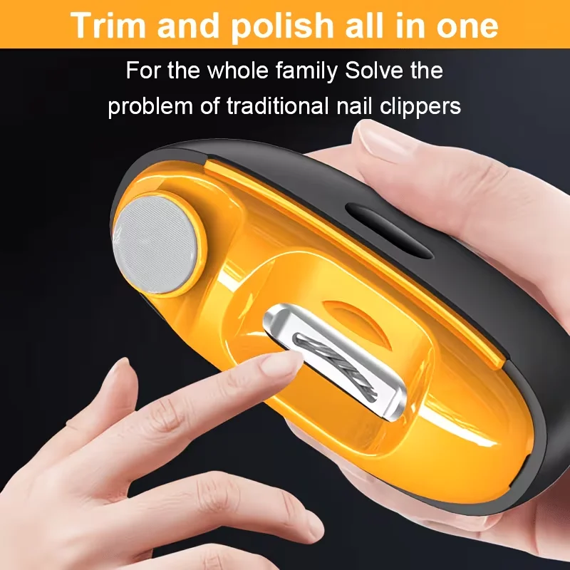 Portable Automatic Nail Sharpener Electric Nail Clipper Children Nail Polishing Safety Nail Clippers Nail Sharpener Manicure