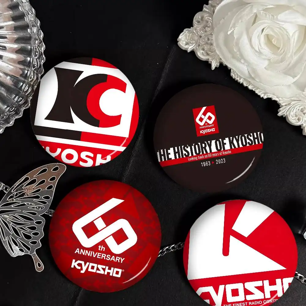 Model Brand K-KyoshoS Anime Button Pin Handmade Brooch for Clothes Cartoon Badge Backpack Decoration Jewelry Accessories