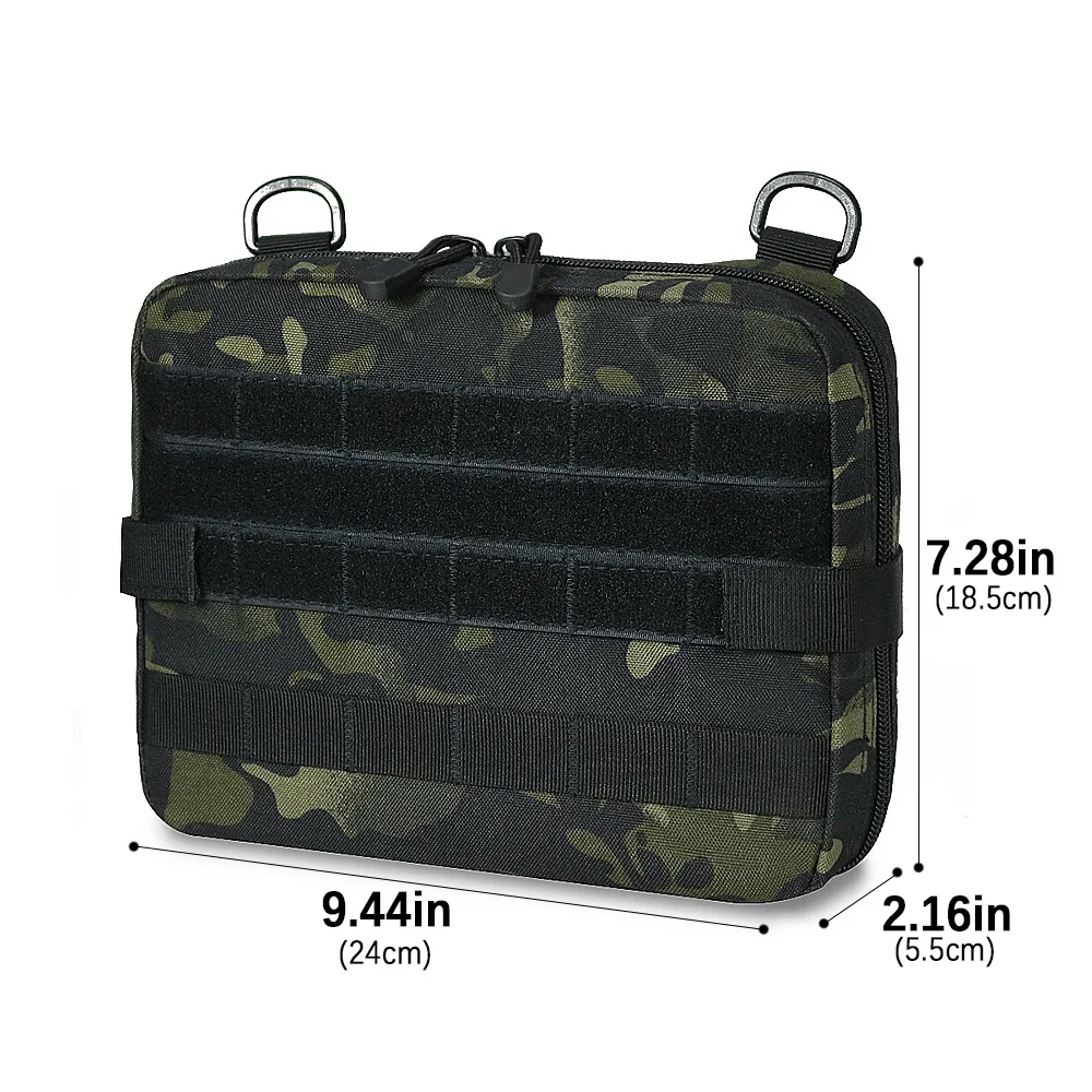 Tactical Camouflage  EDC Waist Bag with Straps Military Molle Expandable Storage Pouch Outdoor Equipment Accessory for Army Fans