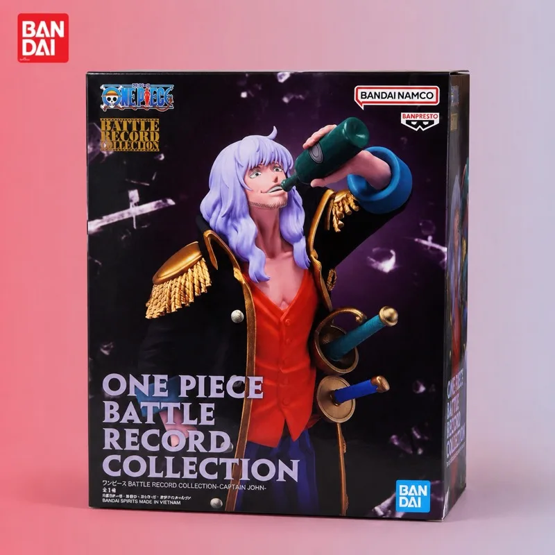 In Stock Bandai Original Banpresto One Piece Captain John Action Figure Model Doll Brand New Boxed Anime Characters Toys Model