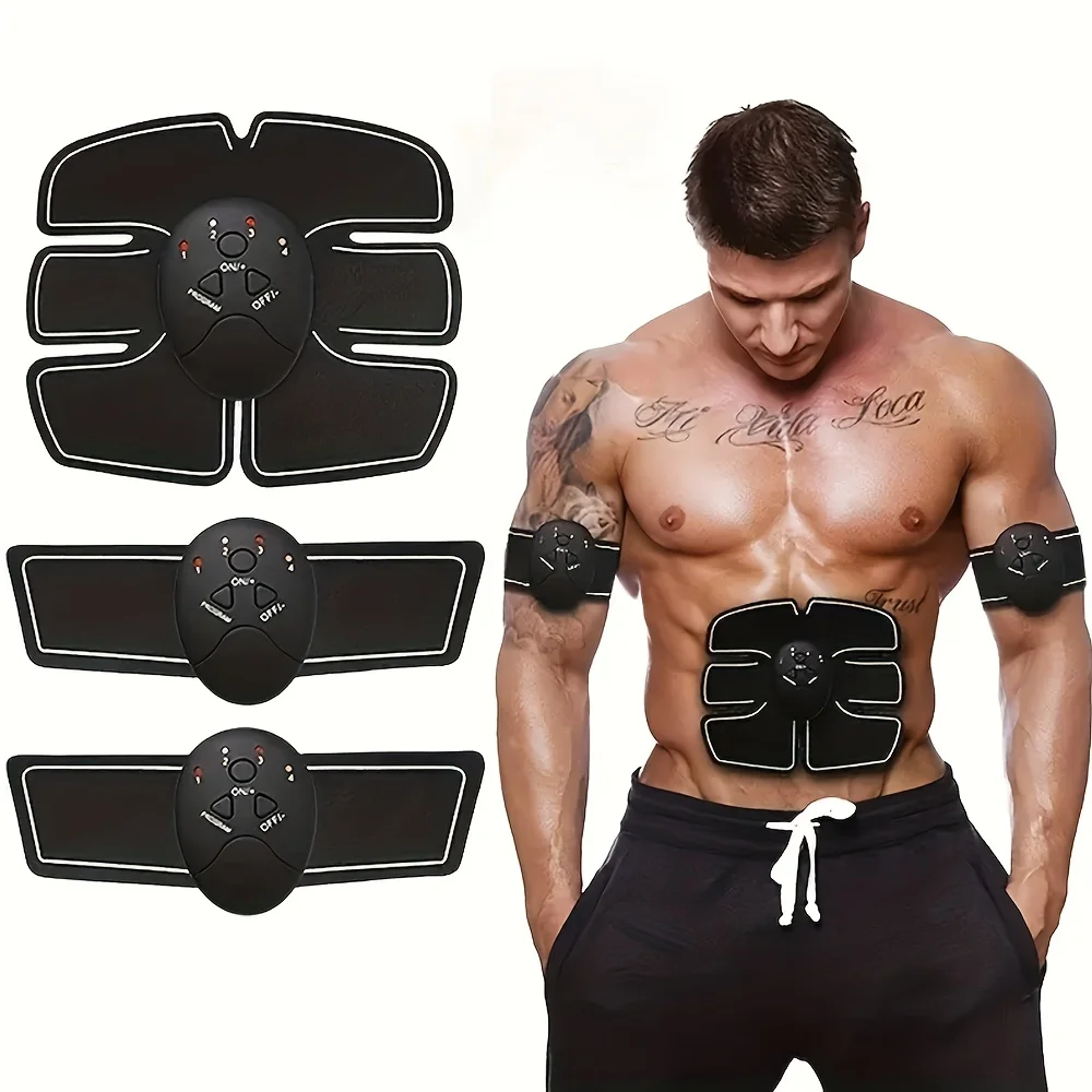 

1 комплект радиоэлектрических стимуляторов мышц, позволяющих регулировать состояние мышц кора в любом месте с помощью тренажера для пресса — спортивный тренажер для мышц для использования в помещении/на улице/электрический тренажер для похудения/тренажер 