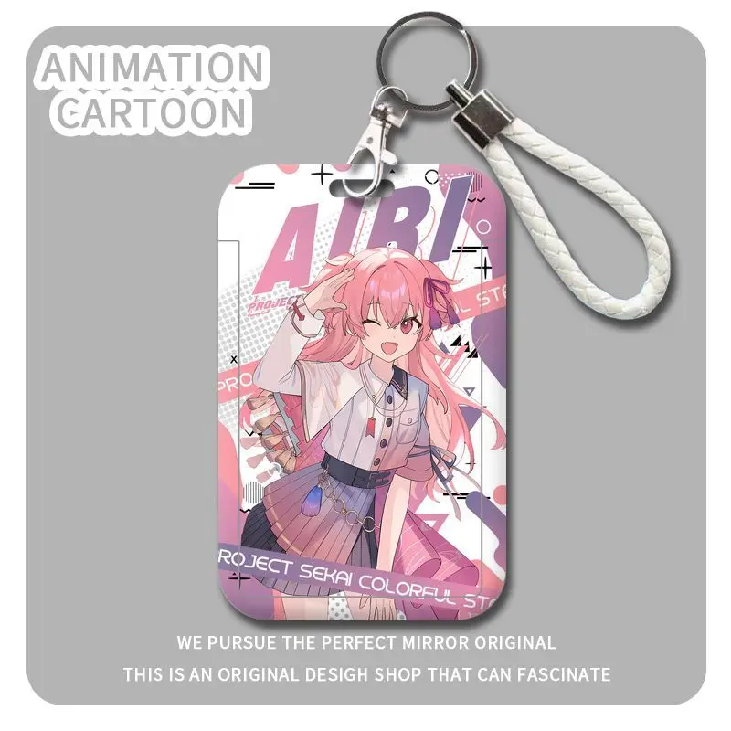Anime Project Sekai Akiyama Mizuki Card Cover Cosplay Lanyard