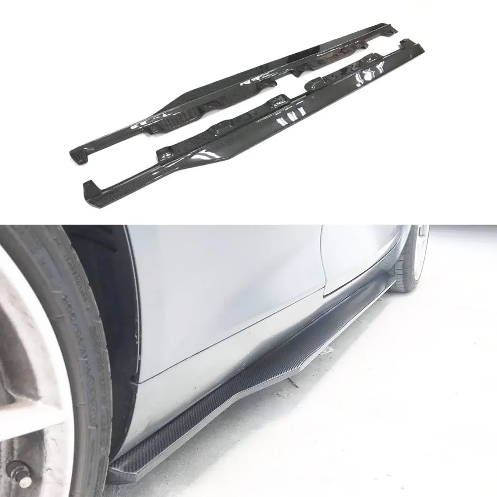 CKMUUER углеродное волокно, автомобильные боковые юбки, удлинители, боковые юбки, фартуки для губ для Mercedes Benz GT Coupe, 2-дверные, 2015, 2016, 2017, 2018 CKMUUER углеродное волокно, автомобильные боковые юбки, удлинители, боковые юбки, фартуки для губ для Mercedes Benz GT Coupe, 2-дверные, 2015, 2016, 2017, 2018