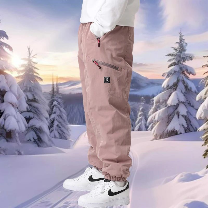 Pantalon de ski imperméable et chaud pour homme et femme, jambe bouffante, vêtements de sport de montagne de neige, 506, 2025