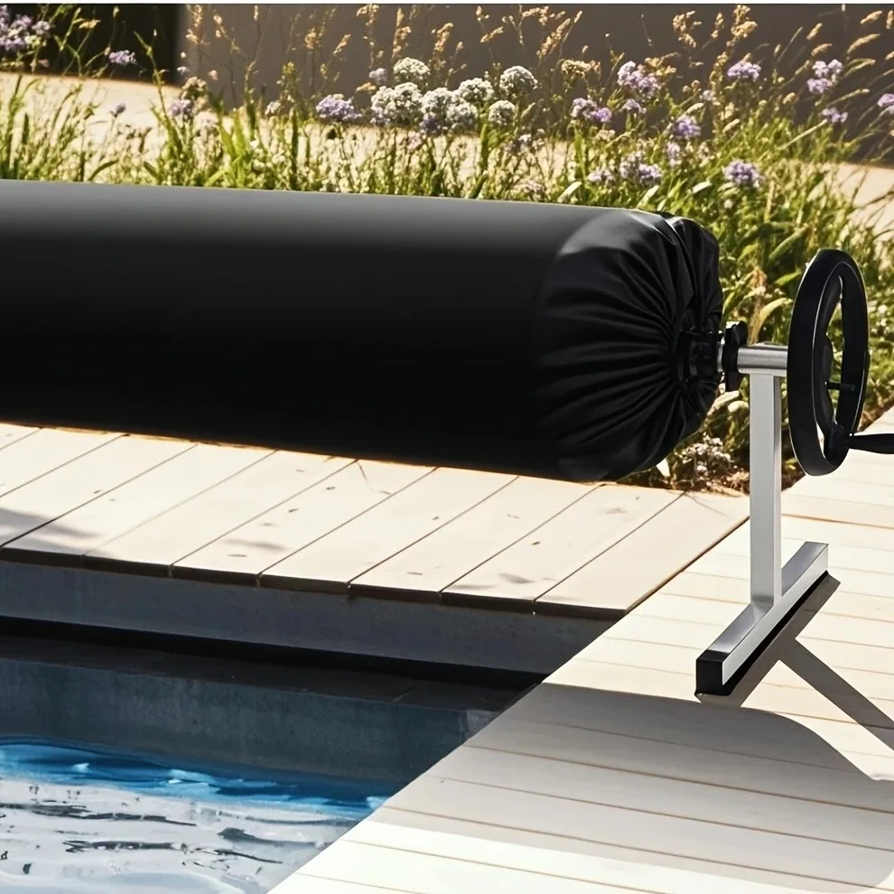 Silver Reflective Pool Dust Cover Windproof UV Protection Anti-freeze Oxford Cloth Outdoor Garden Swimming Pool Cover Protector