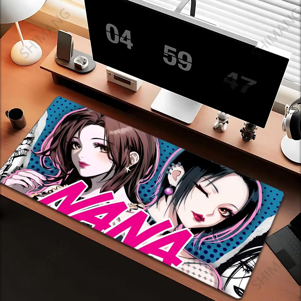 

Nana Anime Mousepad Gamer Office Accessories for Desk Pad for Computer Mouse Mat Gaming Mats Keyboard Mause Carpet Speed Rug