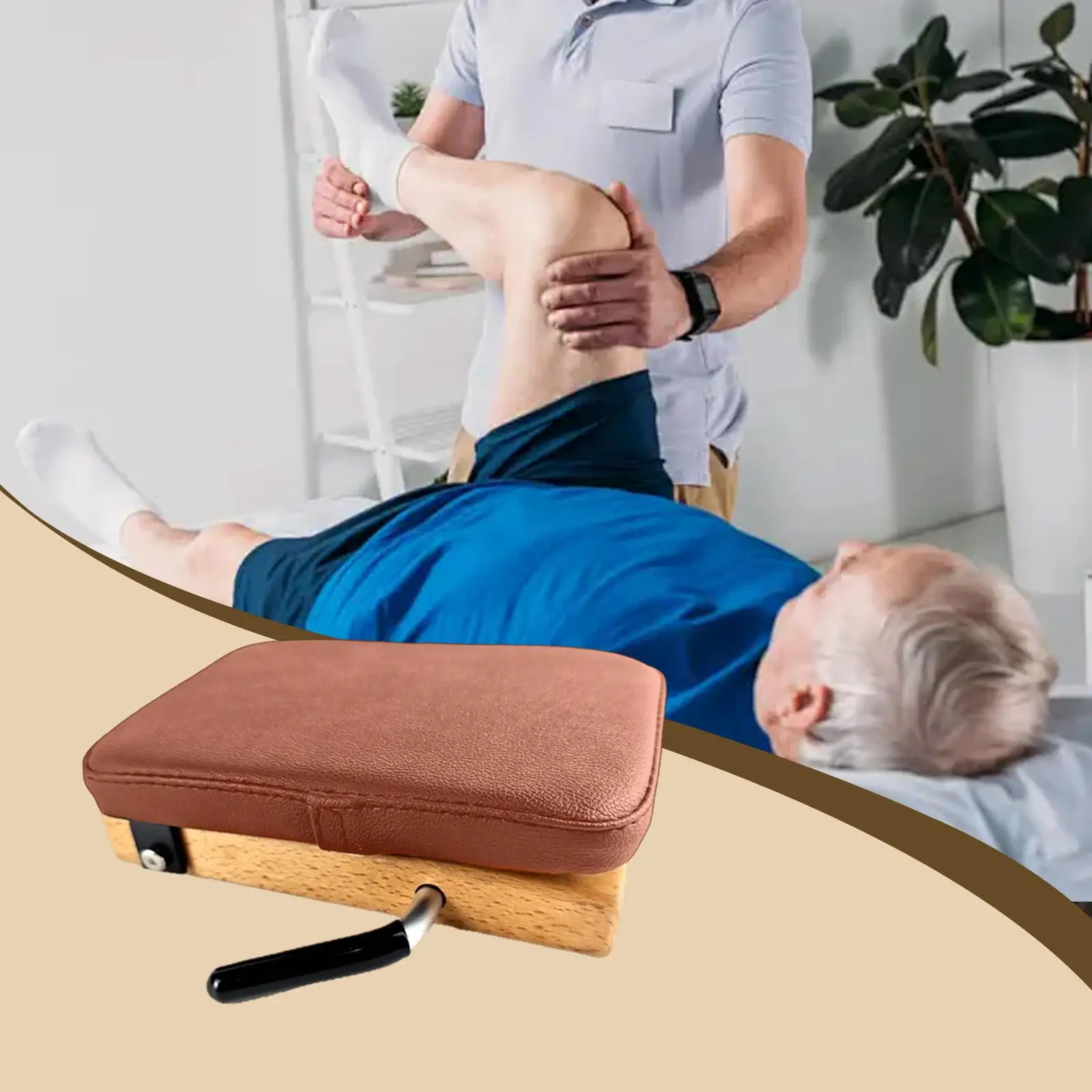 

Chiropractic Speeder Board Extremity Drop Piece Comfortable Lightweight Ergonomic Non Slip Chiropractic Drop Board for Wrists
