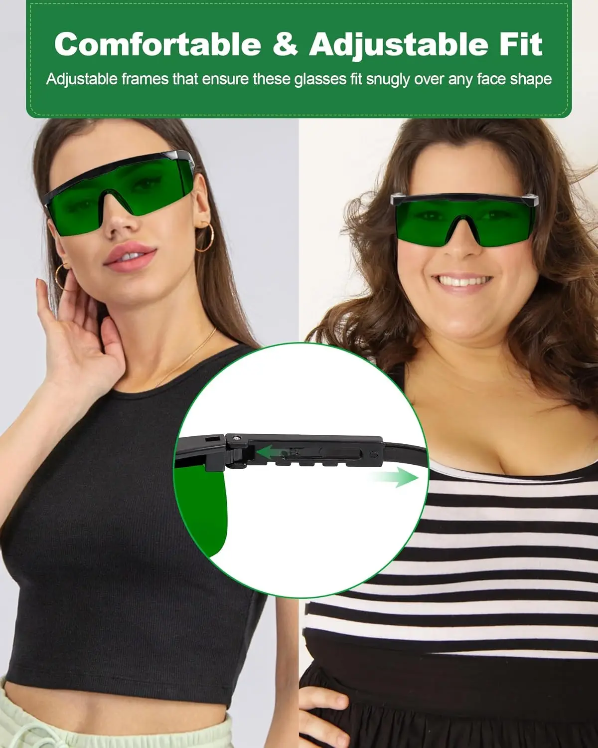 ในร่ม Hydroponics LED Grow Room แว่นตาความปลอดภัยแว่นตากรณีบล็อก UVA & UVB และรังสี IR Anti-สีแดง/สีฟ้าช่วยลดแสงจ้า