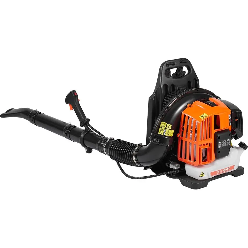

Backpack Lea Blower, 52CC 2-Cycle Lea Blower with 1.37L uel Tank, 480CM Air Volume 175MPH Speed, Ideal or Lawn Care, Lea Cleanin