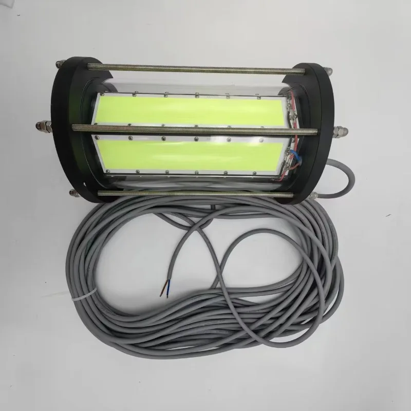 Deep Drop Fish Attractor Light 3000w 4000w LED Lure Underwater Night Attracting Fish Lamp