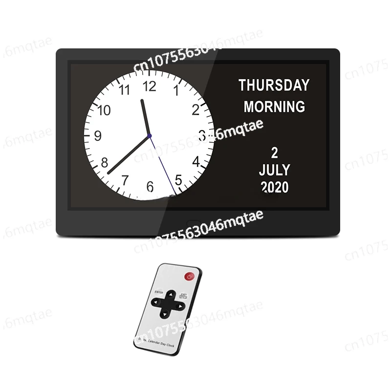 10.1 Inch Lcd Screen Medicine Reminder Alarm Digital Calendar Clock for Dementia Alzheimer Old People