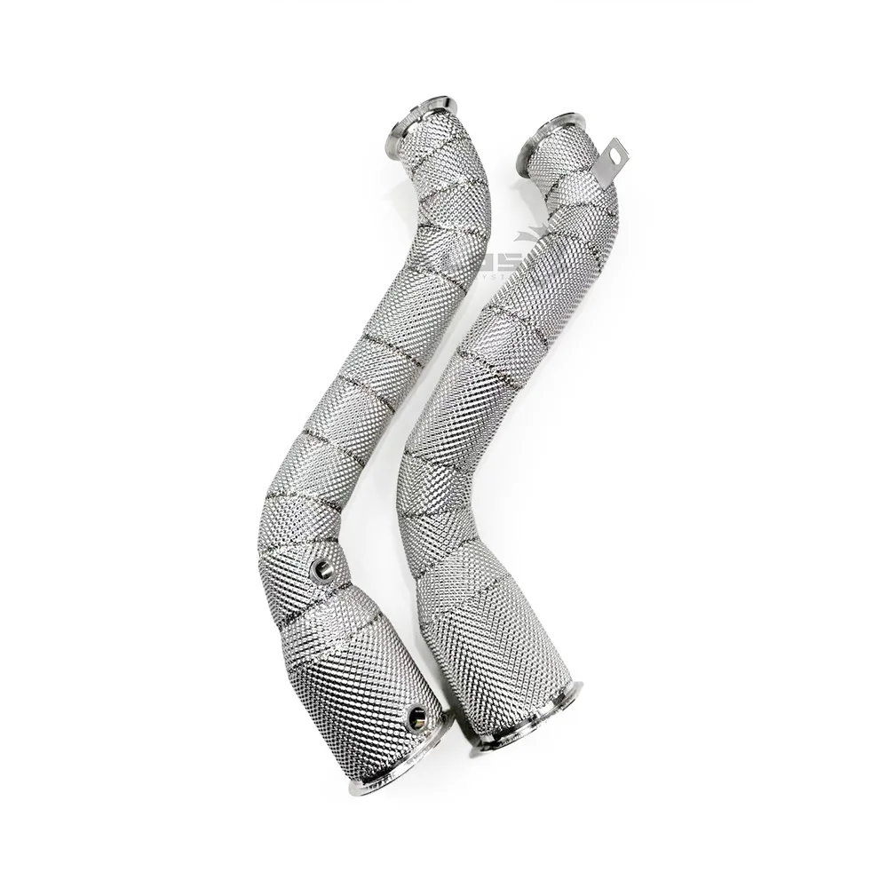 مناسبة لأنبوب العادم 2019-2023 ماكلارين GT 4.0T مع انبعاث حراري عازل حراري