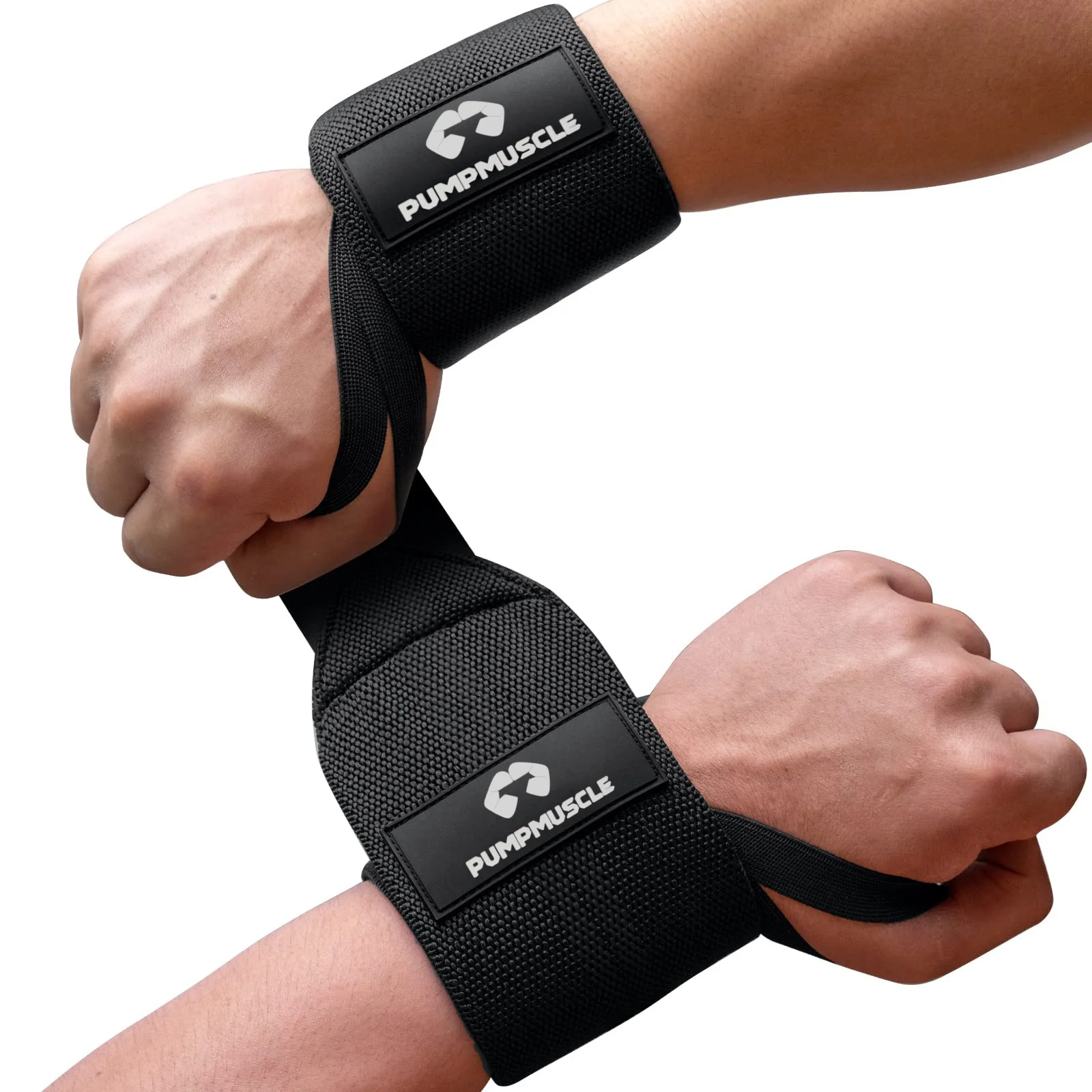 1 Pair Wrist Wraps, Bench Press Bar Grip Assist Pads, Dumbbell Hand Straps Suitable For Gym, Weightlifting, Sports