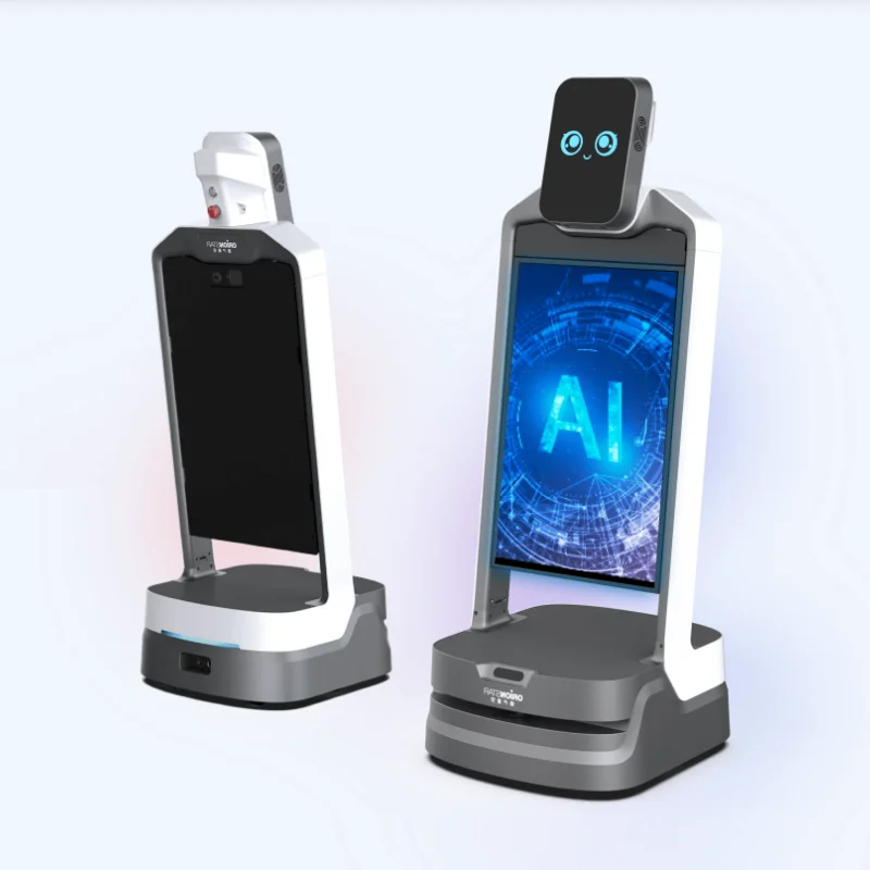 High-End Large Screen Interactive Robot for Directional Guidance Front Desk Reception Exhibition Hall Commercial Delivery Robot