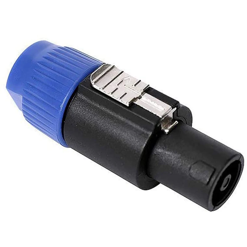 موصلات محول كابل الصوت ، 4 أعمدة ، قابس مكبر الصوت ، قفل ملتوي ، متوافق مع Speakon NL4FC NL4FX NLT4X ، 8 Pack