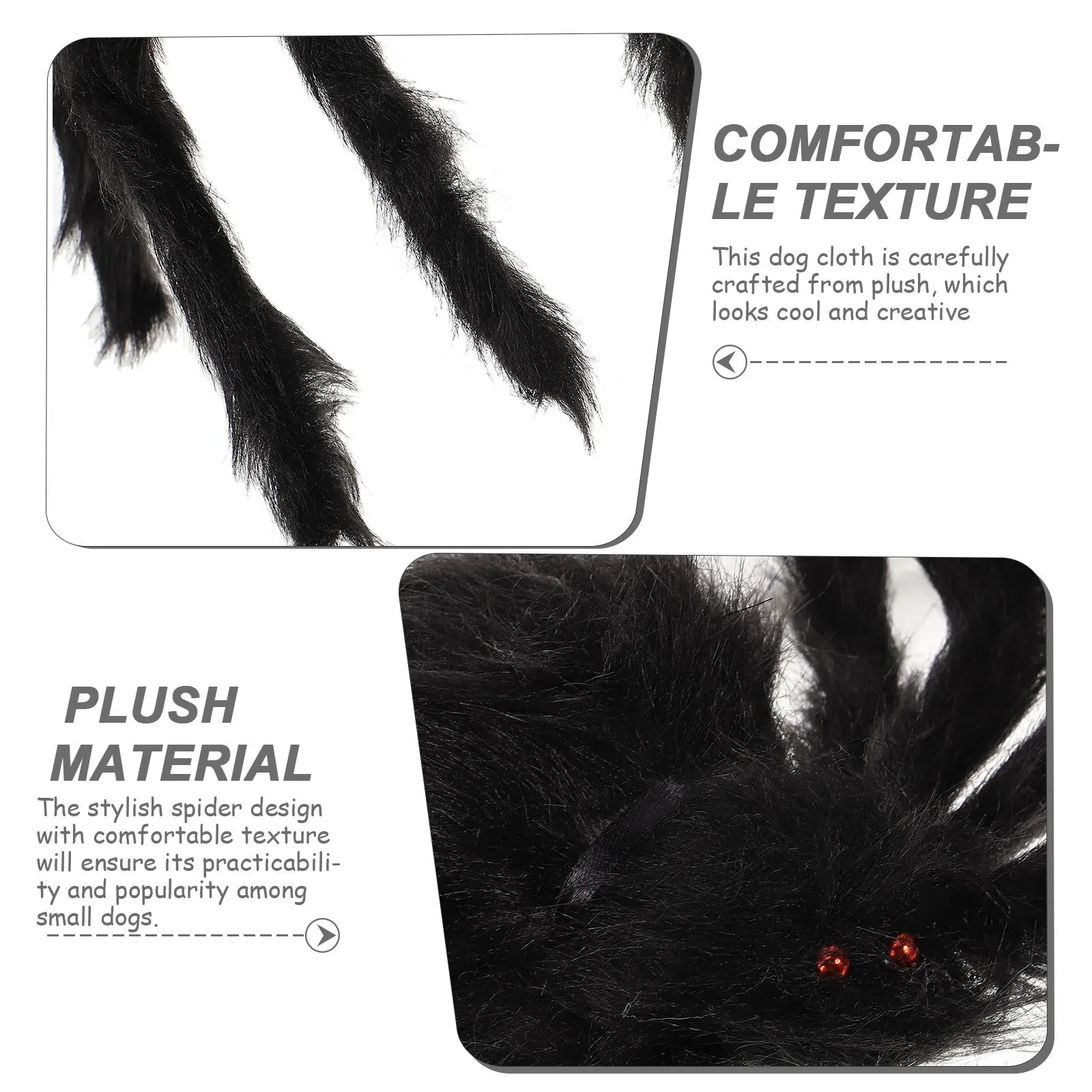 

Pet Decoration Halloween Spider Costume For Dogs Cats Eight Simulated Legs Black Design Party Supplies Halloween Pet