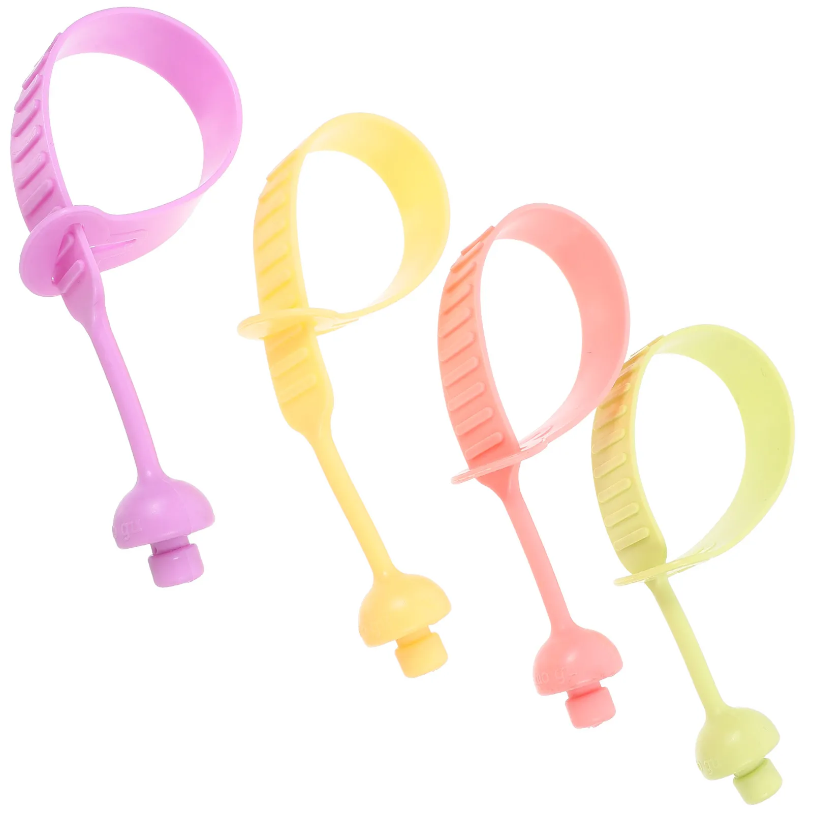 4Pcs Silicone Toilet Seat Handle Non-Slip Comfort Grip Universal Fit No-Touch Toilet Lid Lifter for Home Bathroom