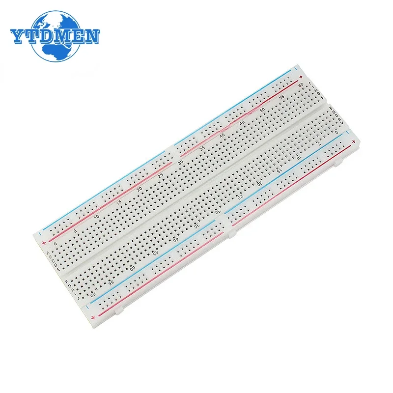 Breadboard 400 830 Holes Prototype Board MB-102 Solderless PCB Mini Test Board Jumper Wire Cable DIY Kit