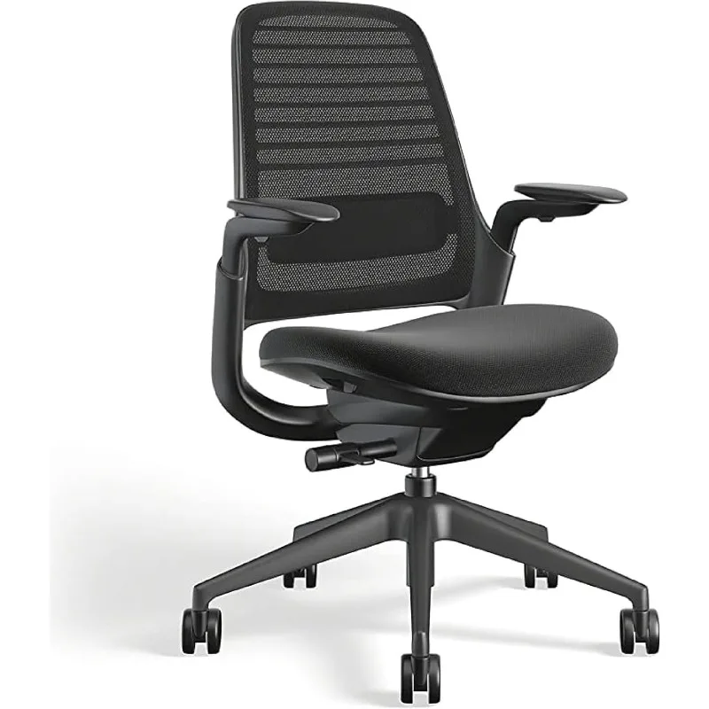 

Series 1 Office Chair - Ergonomic Work Chair with Wheels for Carpet - Helps Support Productivity - Weight-Activated Controls