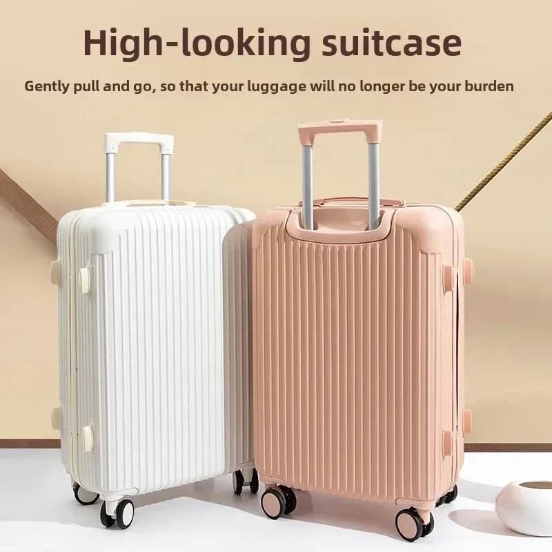 Airplane Suitcase Hand Luggage Travel Cabin Trolley Hard ABS Wheels Rigid Cabin Suitcase with Telescopic Handle 20-26inch