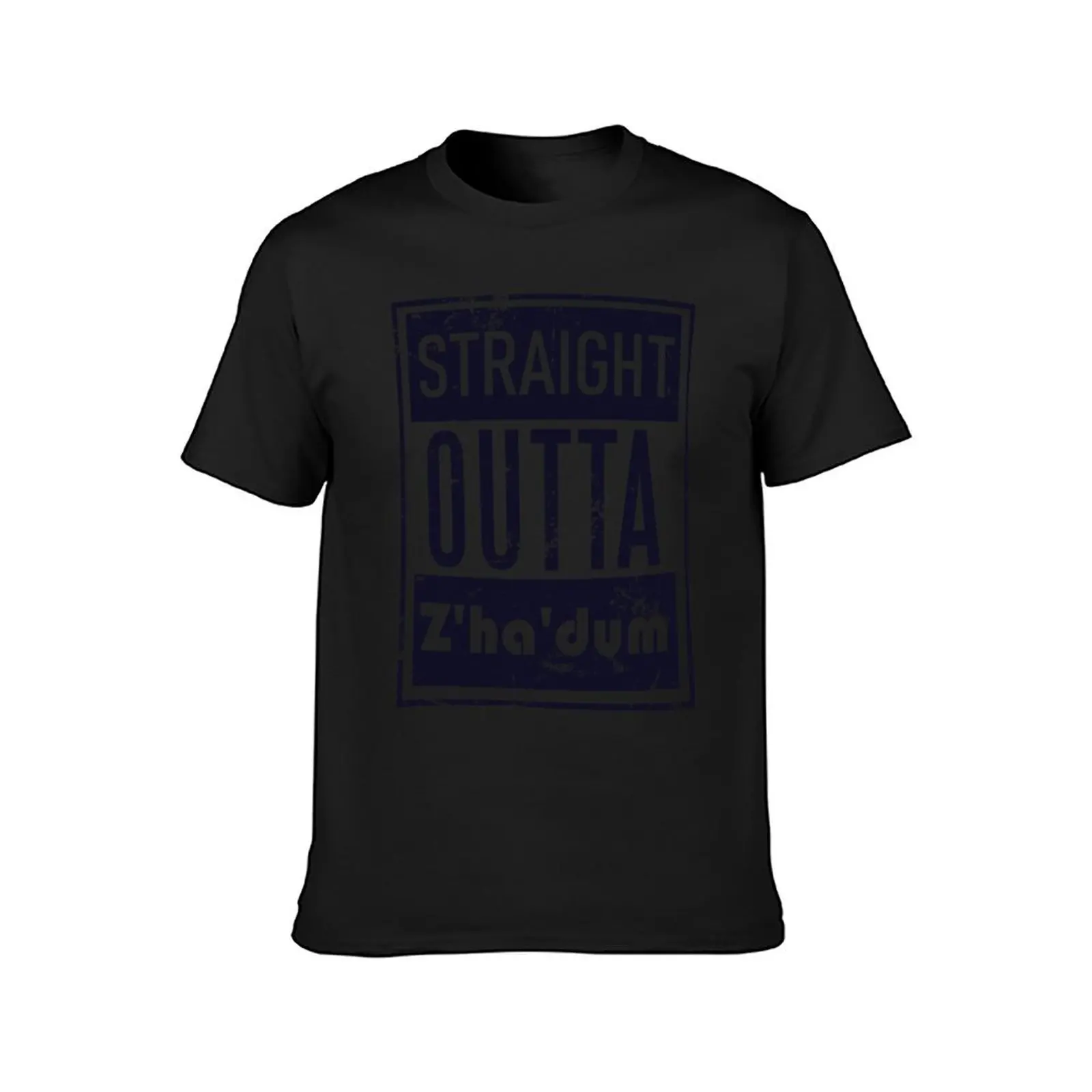 Straight outta zhadum T-Shirt new edition hippie clothes heavyweights t shirts for men