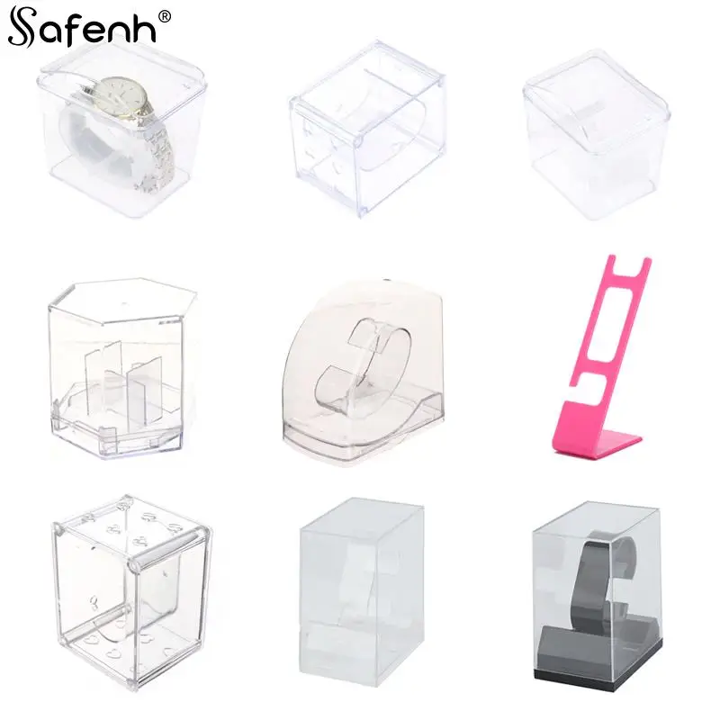 Plastic Stand Rack General Showcase Shelf Rack Showcase Shelf Portable Watch Storage Box Case Jewelry Display Stand Box List Box