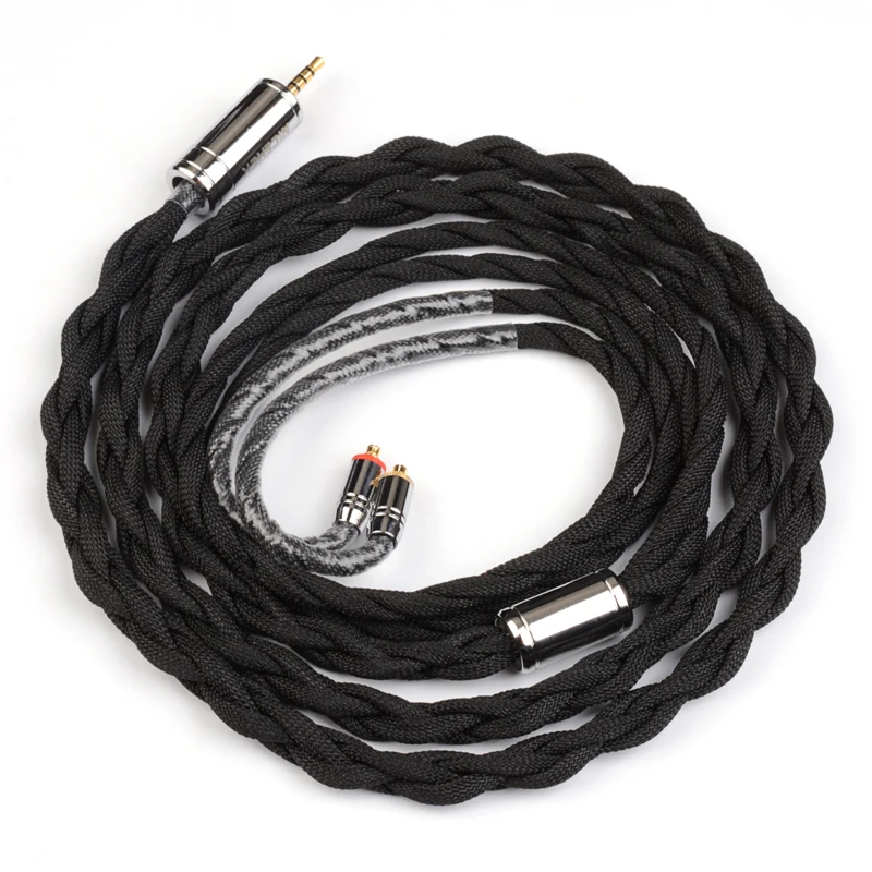 NICEHCK HiCotton HiFi Earphone IEM Upgrade Cable 7N Silver Plated OCC 3.5/2.5/4.4mm MMCX/2Pin For DB2 Yume2 Bravery Olina Winter