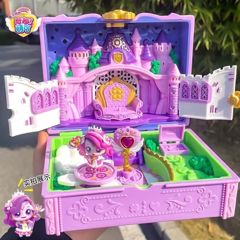 

Teenieping Kawaii Anime Figures Magic Key Treasure Box Toy Luxury Cartoon Gift for Children's Day And Christmas for Girls