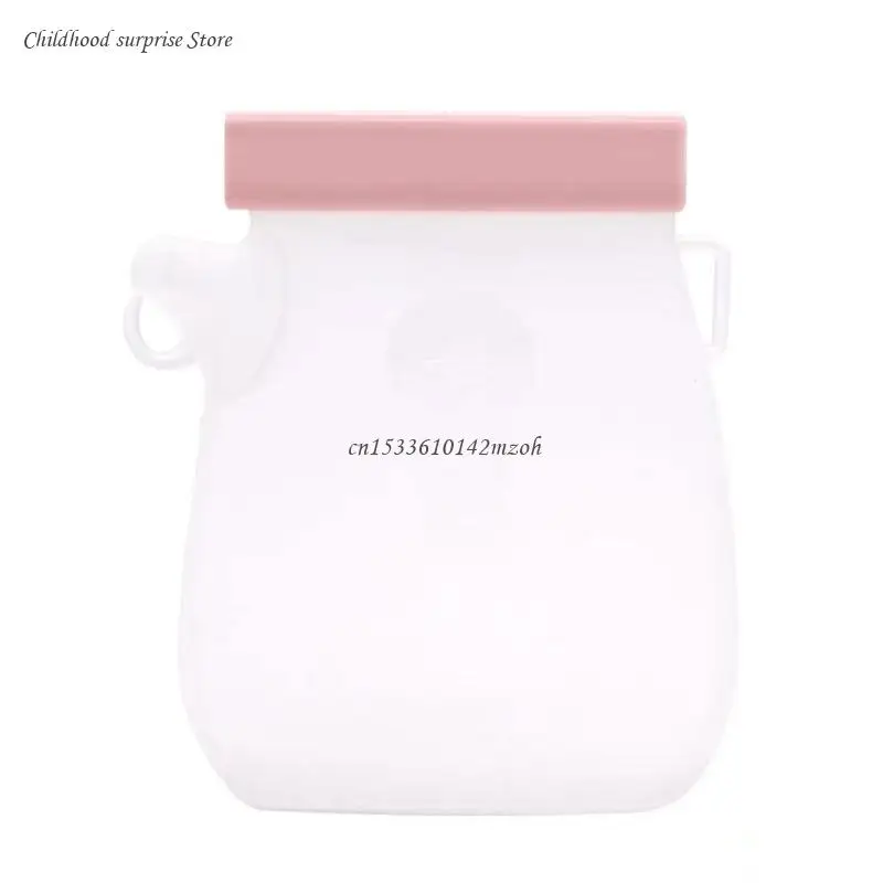 Uprgades Silicone Milk Storage Bag Leak Proof Breastmilk Preservation Bag Large Dropship