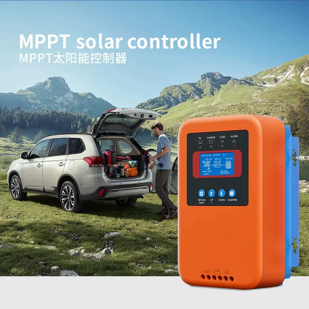 60A /80A /100A MPPT Solar Energy Controller Powerful Heat Dissipation High Efficiency Photovoltaic MPPT Controller TUYA WiFi