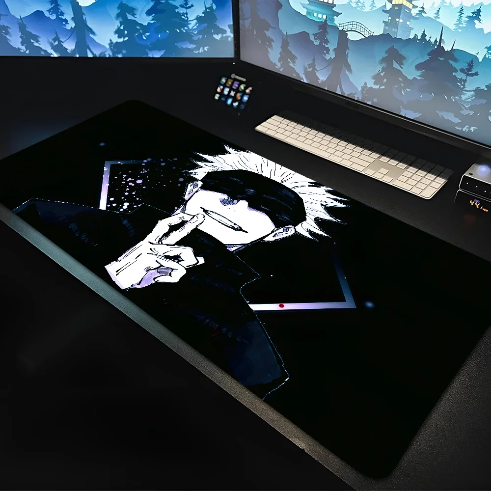 

Anime Jujutsu Kaisen Mouse Pad Gojo Satoru Large Gaming Mousepad Mouse Mat Desk Mat With Pad Gaming Accessories Prime Gaming XX