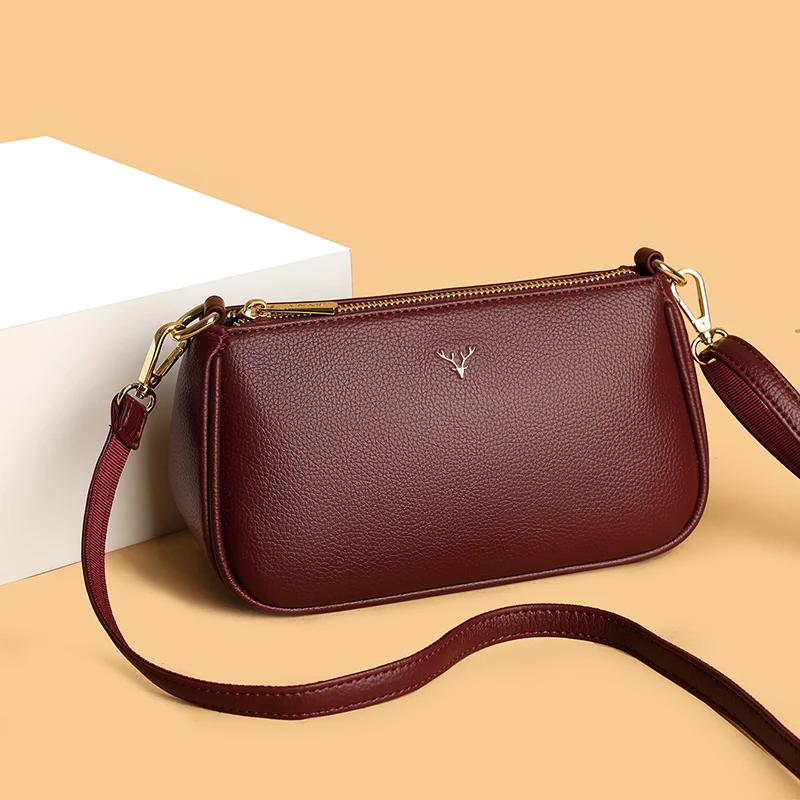 

Роскошные женские сумки, дизайнерские однотонные сумки на плечо для женщин, 2025 г., высококачественная кожаная сумка-тоут, сумка Sac A Main