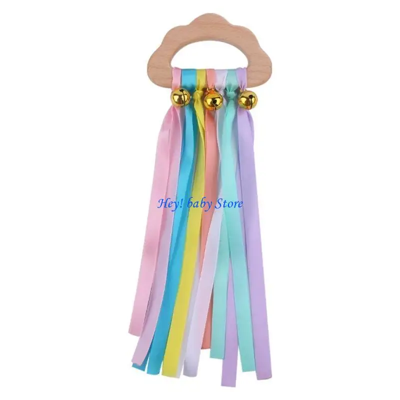 

Q1FE улучшенная детская сенсорная игрушка-погремушка с лентой Монтессори-сенсорная лента для игр в подарок