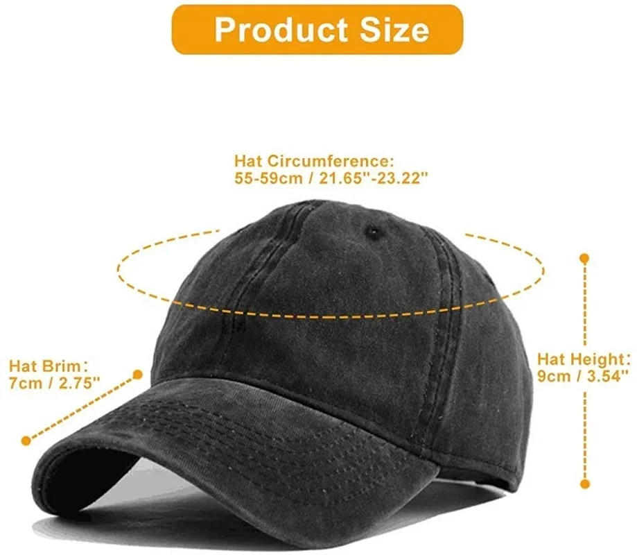 Adult Unisex Cotton Jeans Cap Old-Fashion Adjustable Hat Quints Shark Fishing Jaws 7 Colors Available Dad Hip Hop Hats