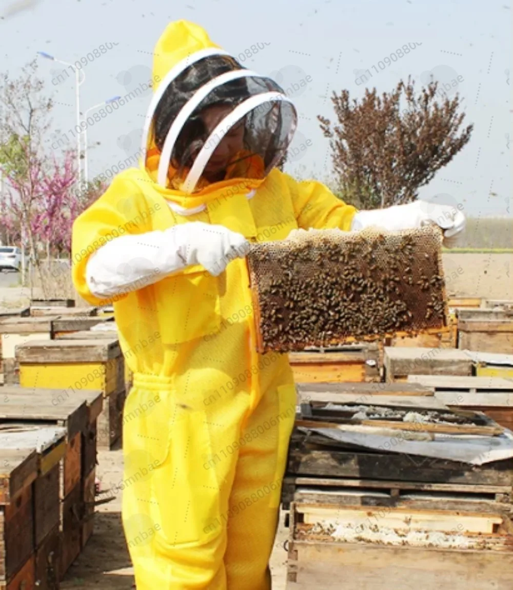 Bee Suit Professional Grade Preferred 3D Air Cotton Fabric Full Body Beekeeping Protective Clothing Beekeeper Suits Equipment