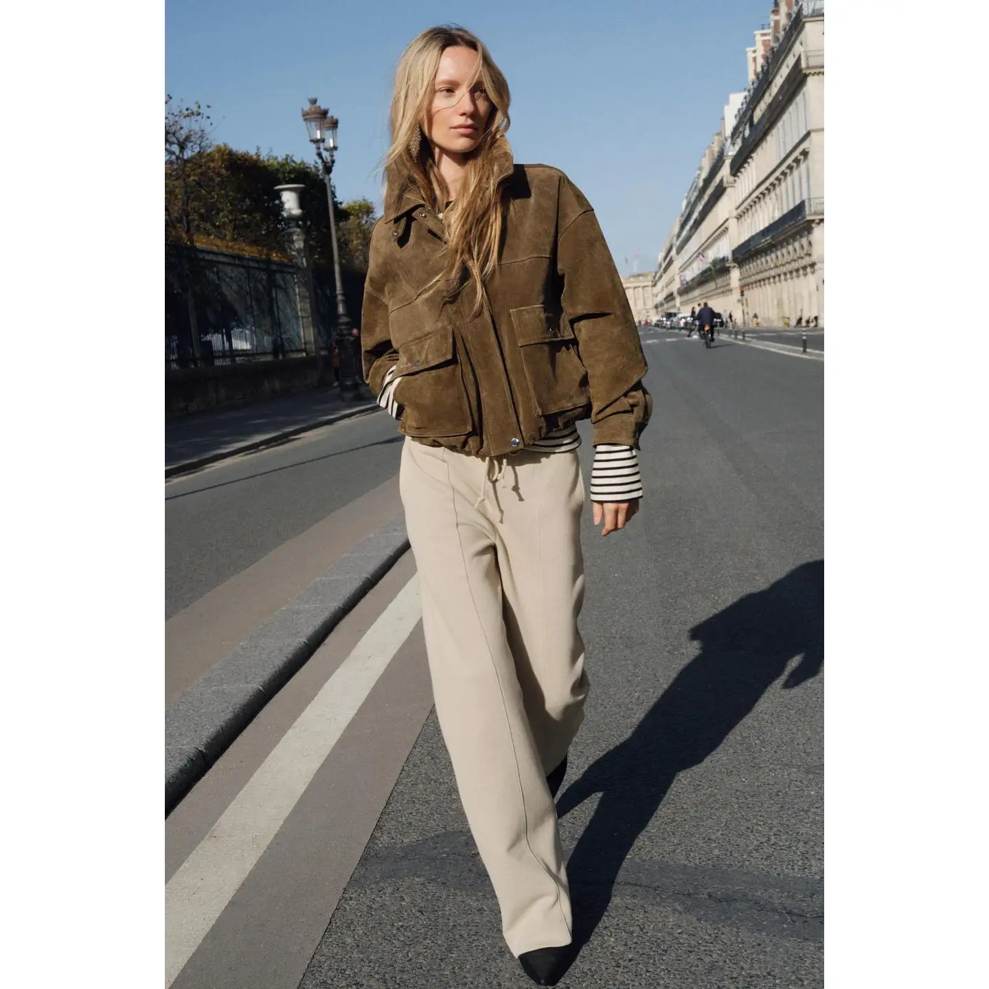 ie Sweat-shirt taille élastique pantalon à jambes larges taille moyenne automne Faion ensemble pour femmes 8-25 ans Spor Sle